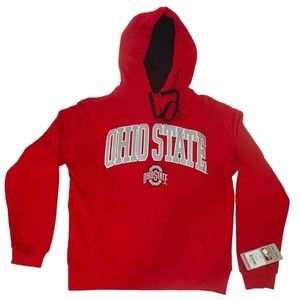 Ohio State Red Pullover Hoodie NWT Men’s Size M Varsity Authentic Apparel Pocket